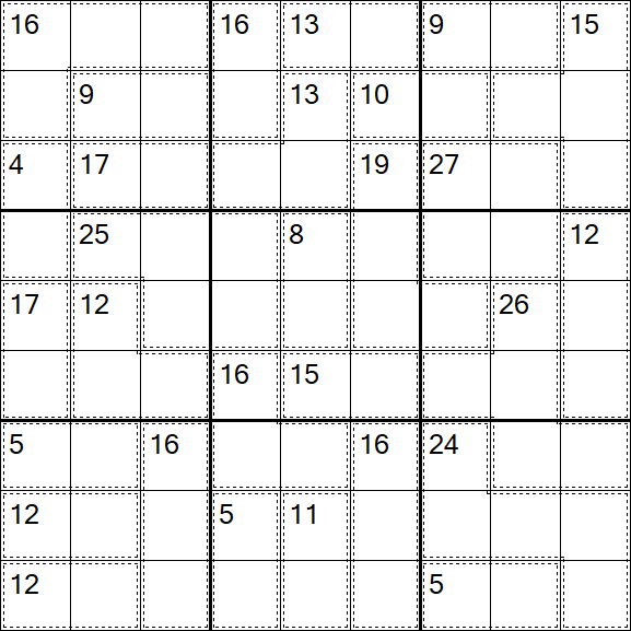 Killer Sudoku - Medium