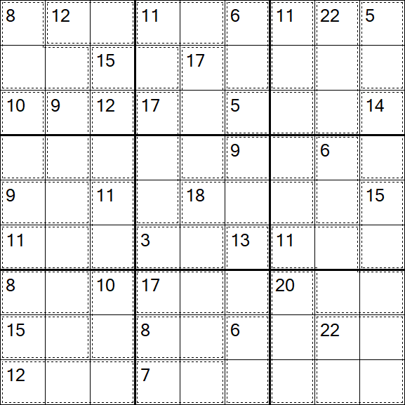 Killer Sudoku - Medium