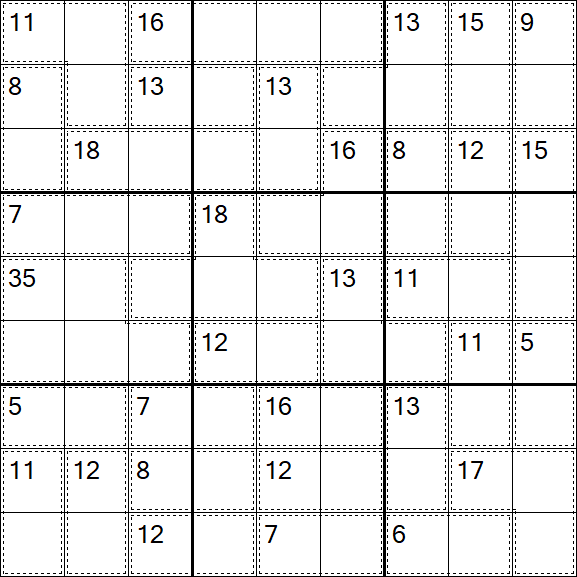 Killer Sudoku - Medium