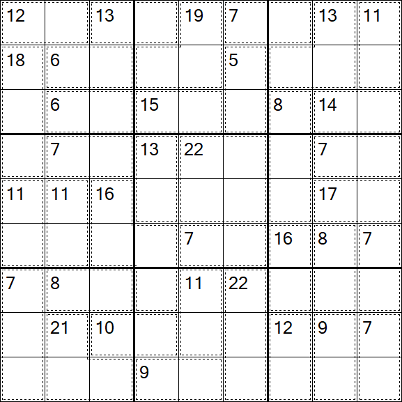 Killer Sudoku - Medium