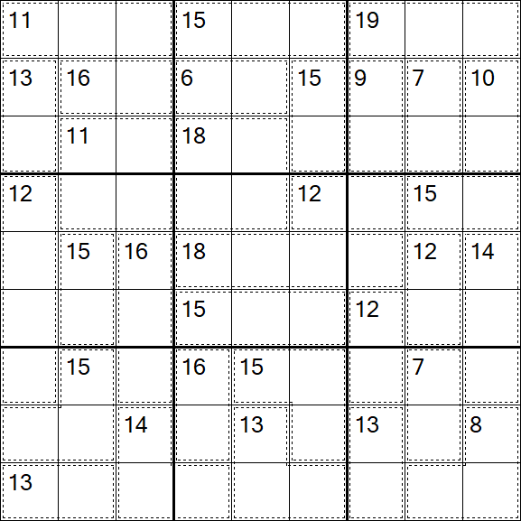 Killer Sudoku - Medium