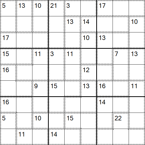 Killer Sudoku - Medium