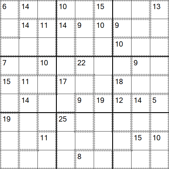 Killer Sudoku - Medium