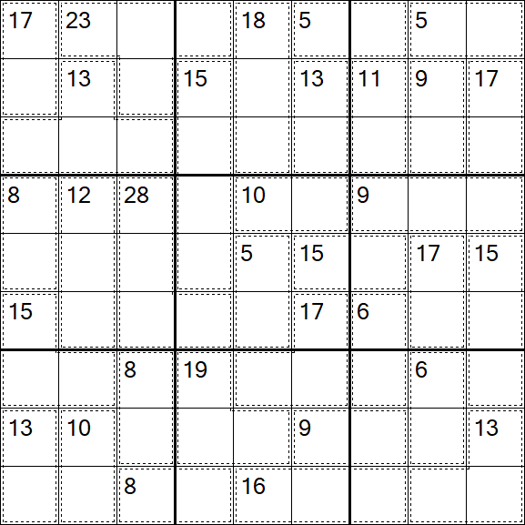Killer Sudoku - Medium