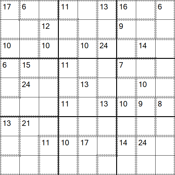 Killer Sudoku - Medium