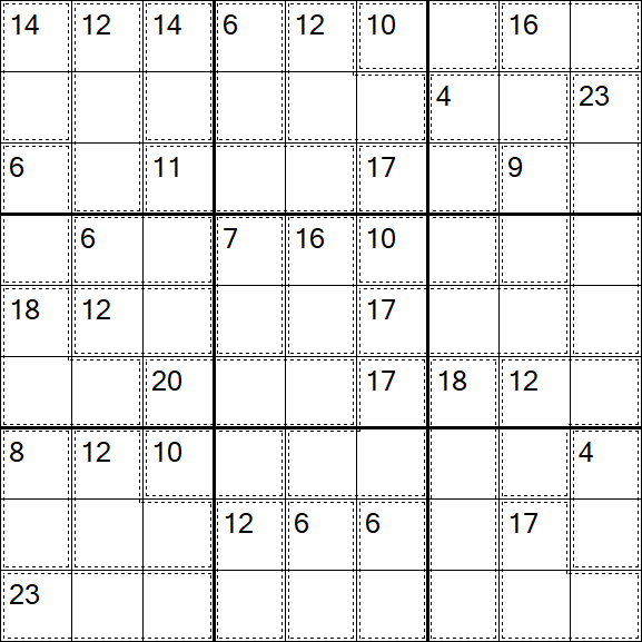 Killer Sudoku - Medium