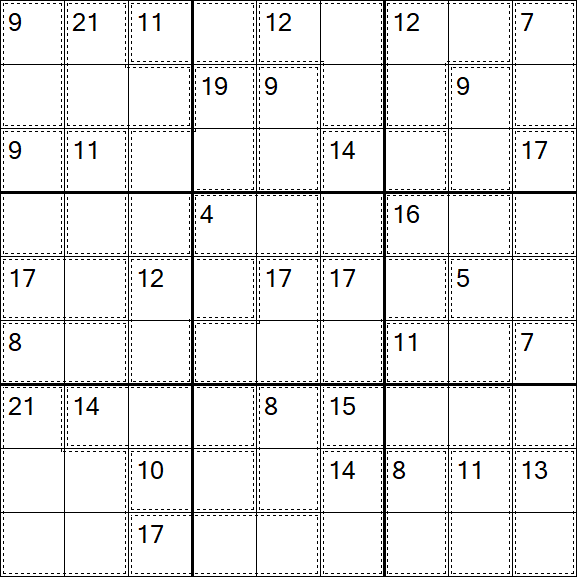 Killer Sudoku - Medium