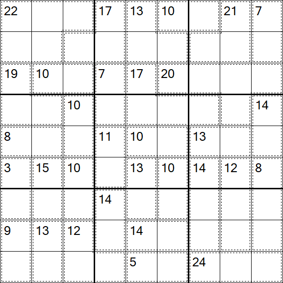 Killer Sudoku - Medium