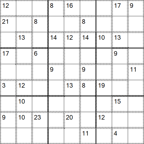 Killer Sudoku - Medium