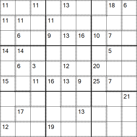 Killer Sudoku - Medium