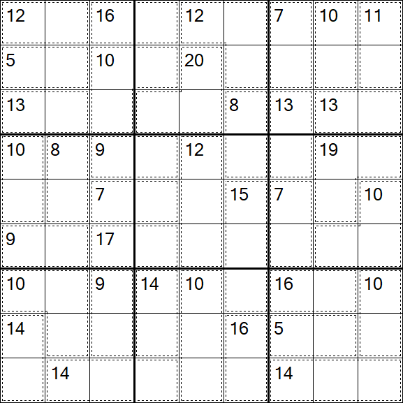 Killer Sudoku - Mittel