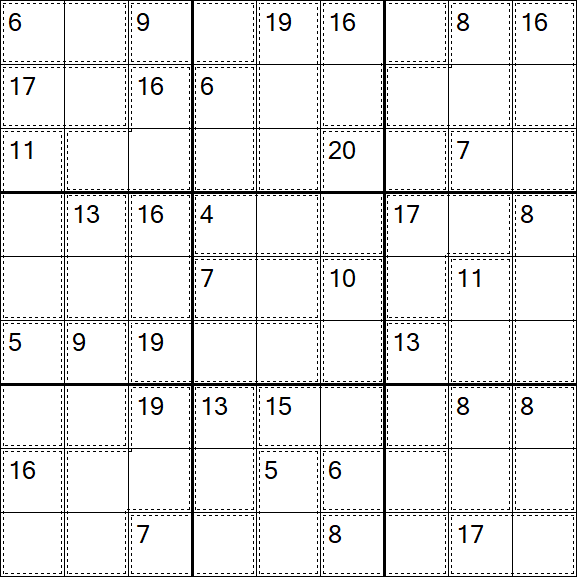 Killer Sudoku - Medium