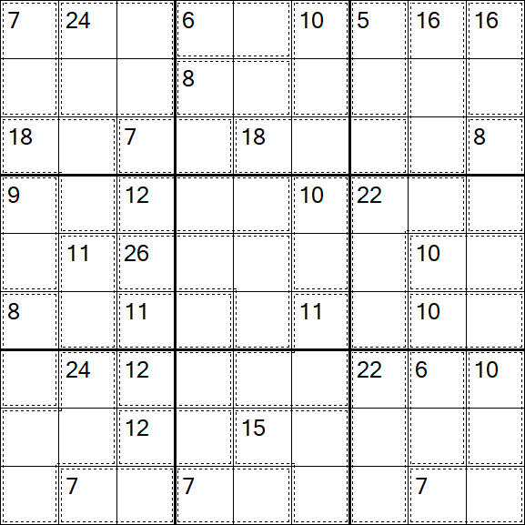Killer Sudoku - Medium