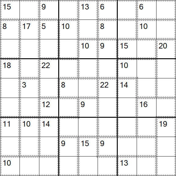 Killer Sudoku - Medium