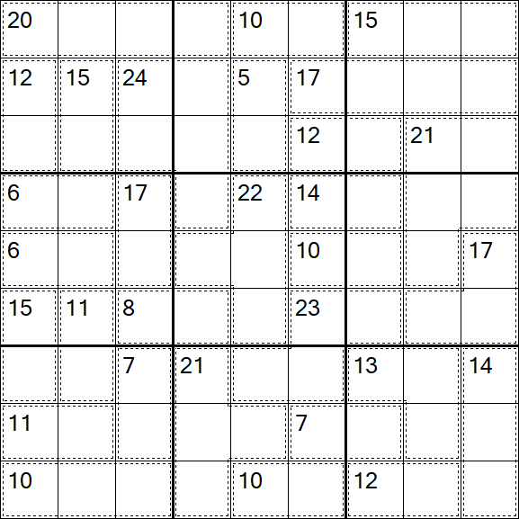 Killer Sudoku - Medium