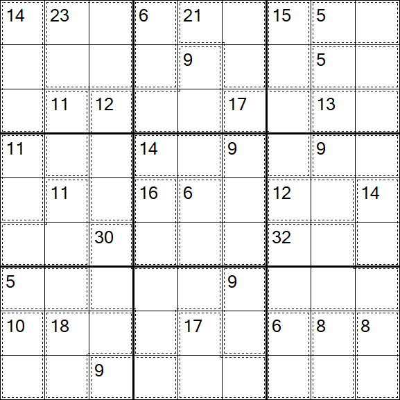 Killer Sudoku - Medium