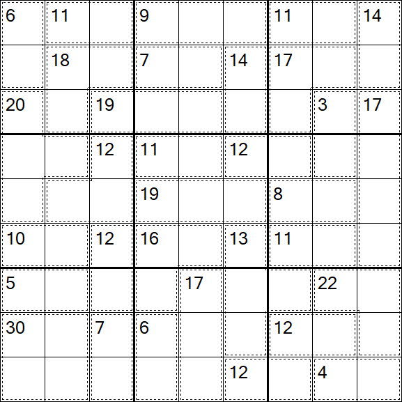 Killer Sudoku - Medium