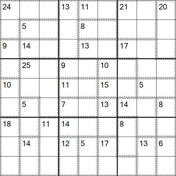 Killer Sudoku - Medium