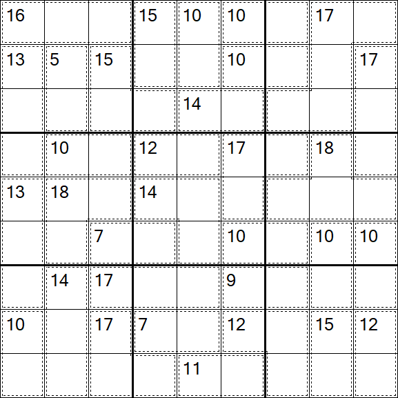 Killer Sudoku - Medium