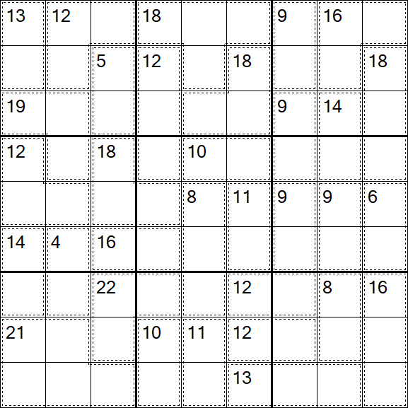 Killer Sudoku - Medium