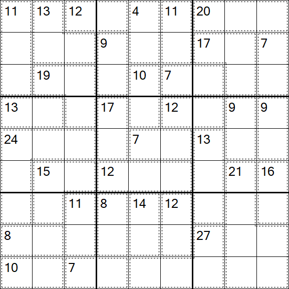 Killer Sudoku - Medium