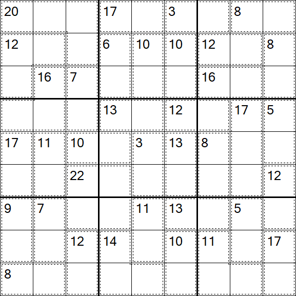 Killer Sudoku - Medium
