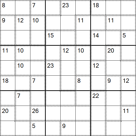 Killer Sudoku - Medium