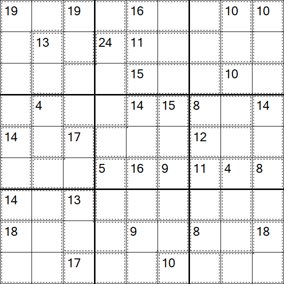 Killer Sudoku - Medium