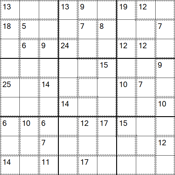 Killer Sudoku - Medium