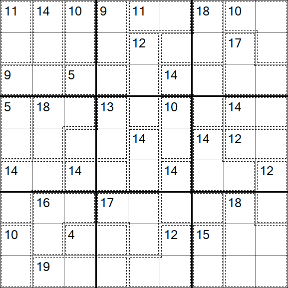 Killer Sudoku - Medium
