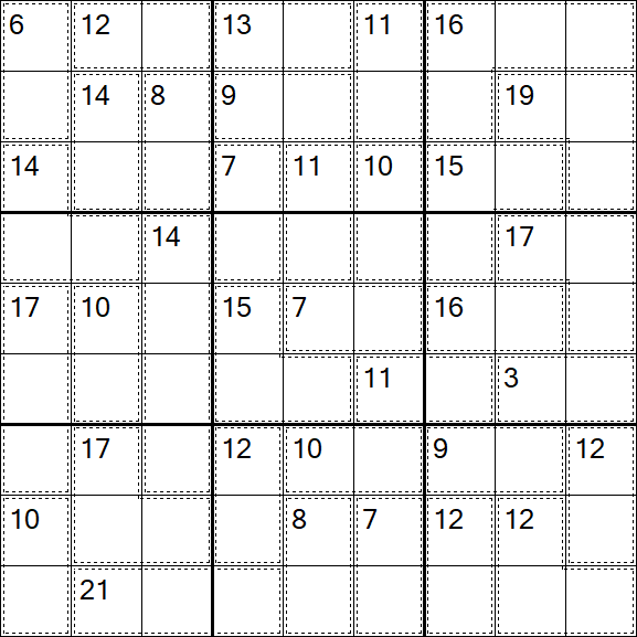 Killer Sudoku - Medium