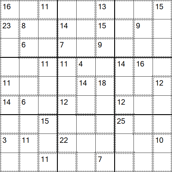 Killer Sudoku - Medium