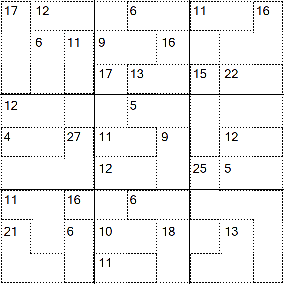Killer Sudoku - Medium