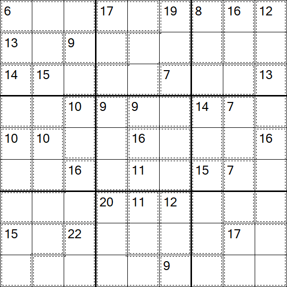 Killer Sudoku - Medium