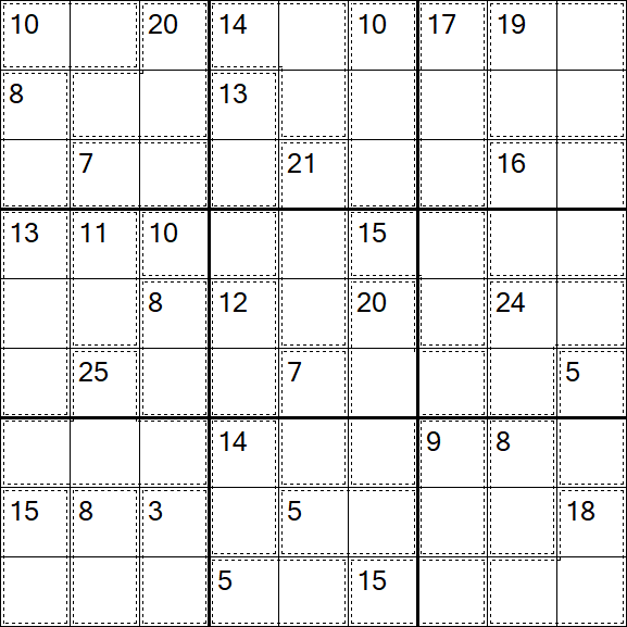 Killer Sudoku - Medium