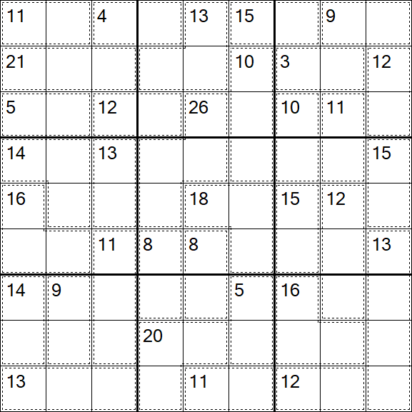 Killer Sudoku - Medium
