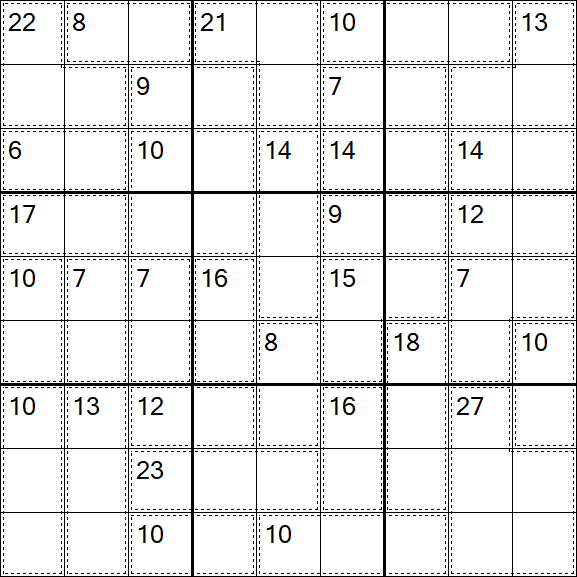 Killer Sudoku - Medium