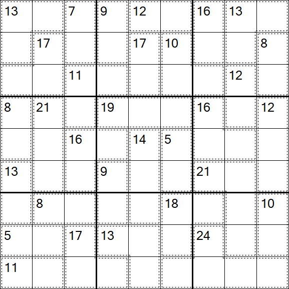 Killer Sudoku - Medium