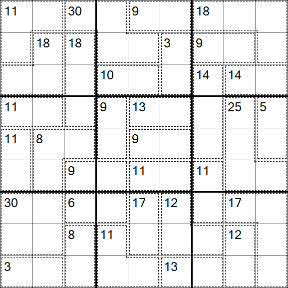 Killer Sudoku - Medium