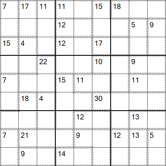 Killer Sudoku - Medium