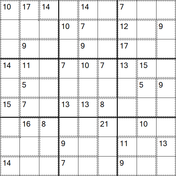 Killer Sudoku - Medium
