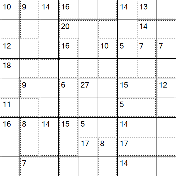 Killer Sudoku - Medium