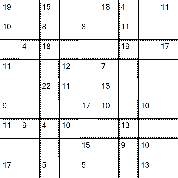 Killer Sudoku - Medium