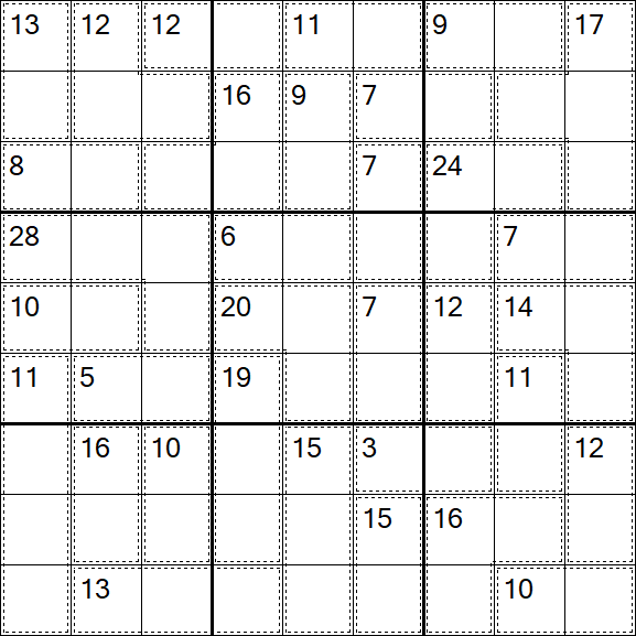 Killer Sudoku - Medium