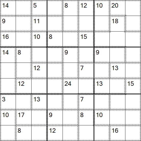 Killer Sudoku - Medium
