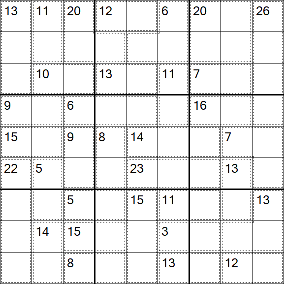 Killer Sudoku - Medium