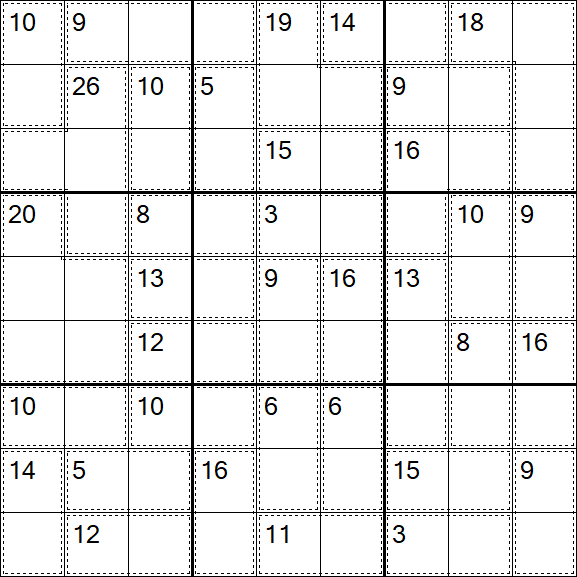 Killer Sudoku - Medium