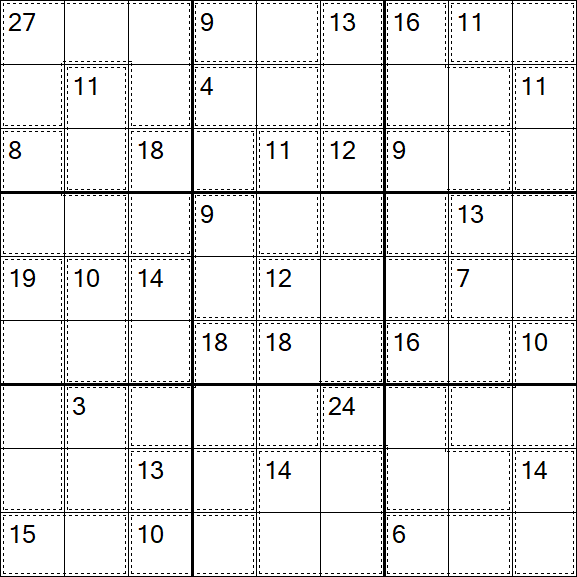 Killer Sudoku - Medium
