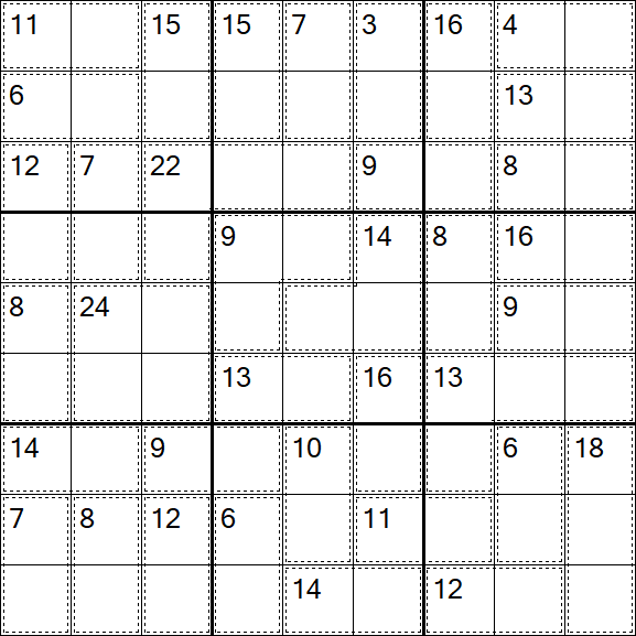 Killer Sudoku - Medium