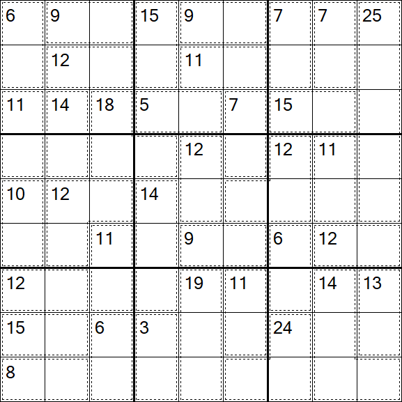 Killer Sudoku - Medium